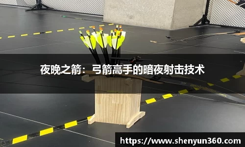 夜晚之箭：弓箭高手的暗夜射击技术